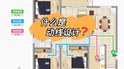 今日裝修知識(shí)分享：什么是動(dòng)線設(shè)計(jì)？