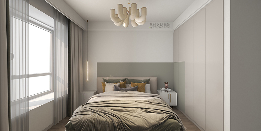 海藍城108㎡現(xiàn)代簡約風(fēng)格裝修效果圖